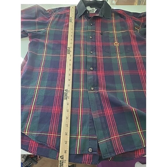 Panhandle Rough Stock Shirt Mens Large Western Button Rodeo Cowboy Ranch Work - Picture 8 of 13